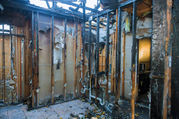 Professional Fire Damage Restoration technician working in Waconia, MN
